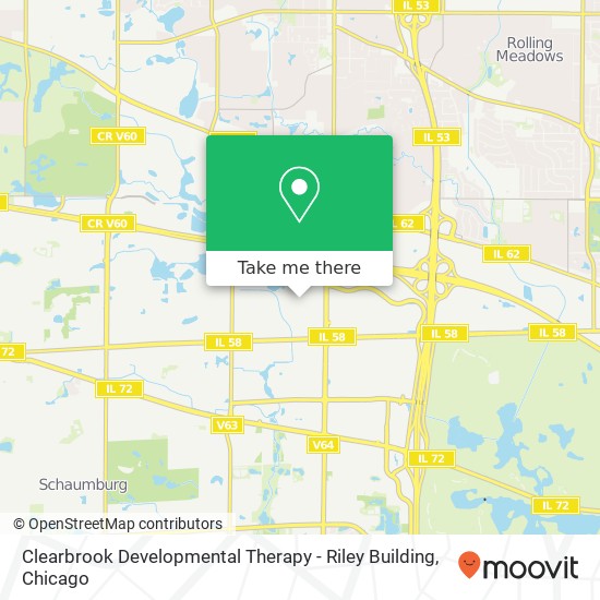 Clearbrook Developmental Therapy - Riley Building map