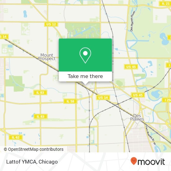 Lattof YMCA map