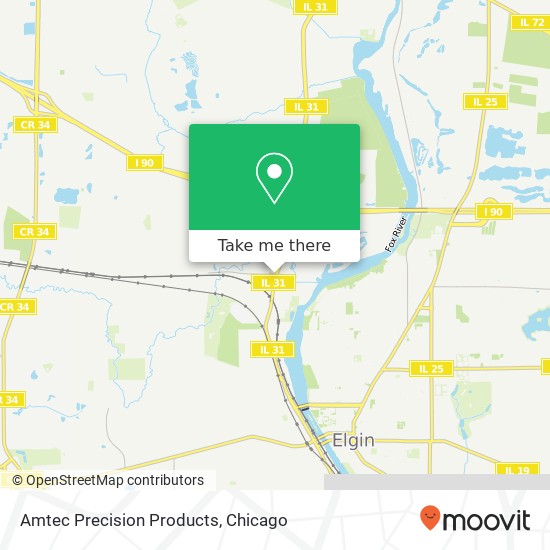 Amtec Precision Products map