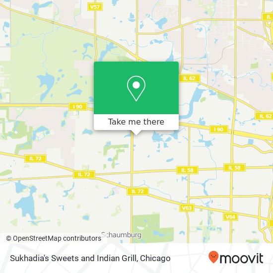 Mapa de Sukhadia's Sweets and Indian Grill