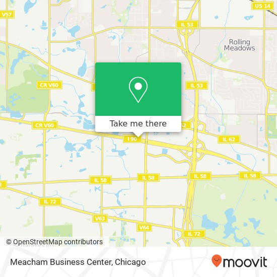 Meacham Business Center map