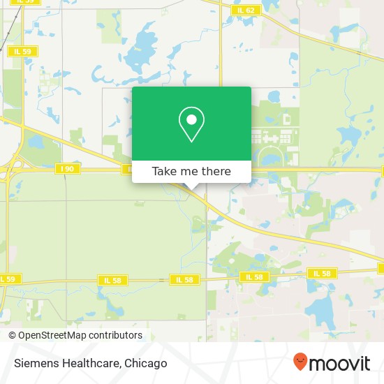 Siemens Healthcare map