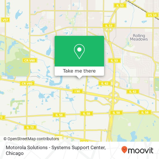 Motorola Solutions - Systems Support Center map