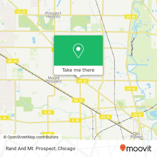 Rand And Mt. Prospect map