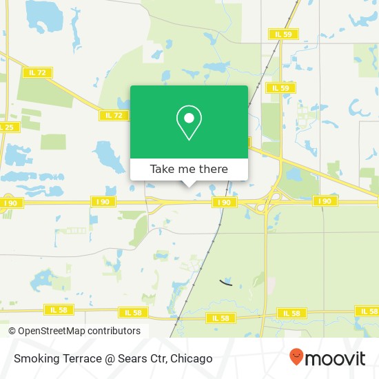 Smoking Terrace @ Sears Ctr map