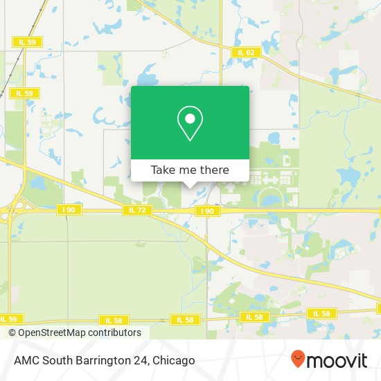 AMC South Barrington 24 map