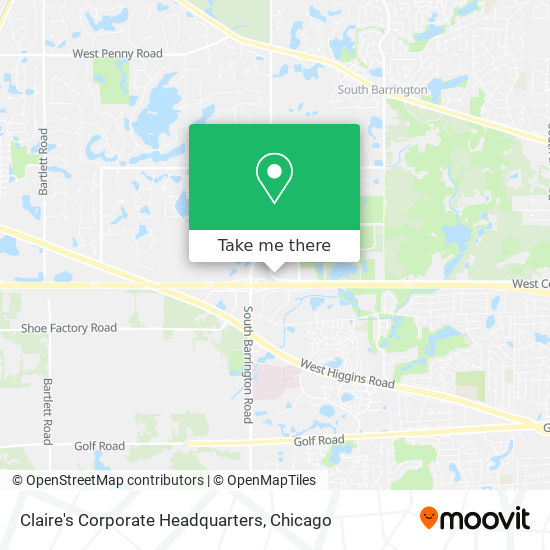 Claire's Corporate Headquarters map