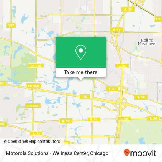 Motorola Solutions - Wellness Center map