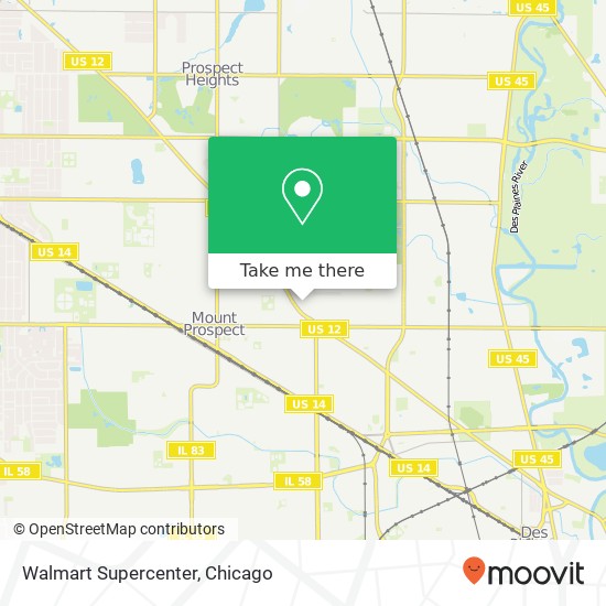 Walmart Supercenter map