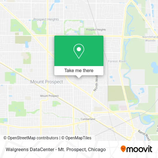 Walgreens DataCenter - Mt. Prospect map