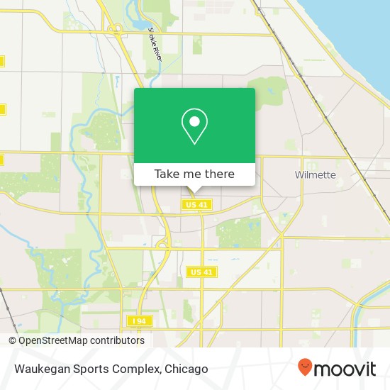 Mapa de Waukegan Sports Complex