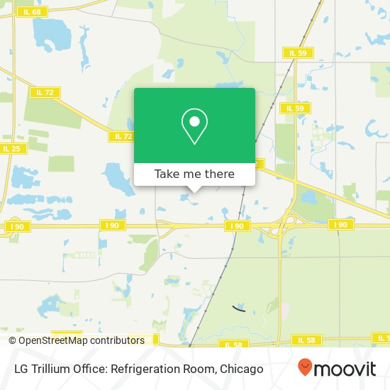 LG Trillium Office: Refrigeration Room map