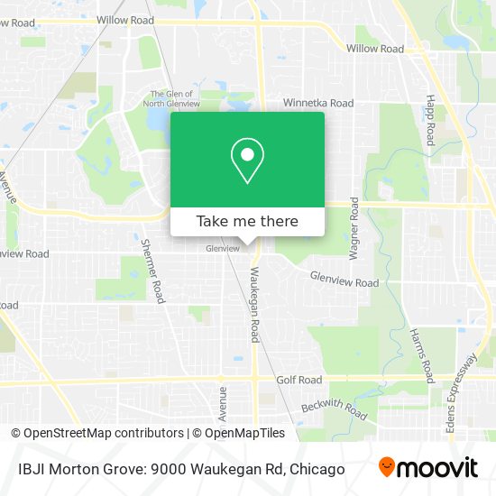Mapa de IBJI Morton Grove: 9000 Waukegan Rd