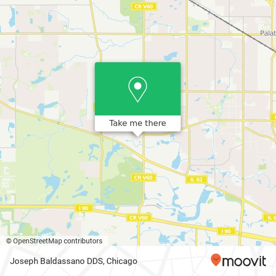 Joseph Baldassano DDS map