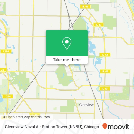 Mapa de Glennview Naval Air Station Tower (KNBU)