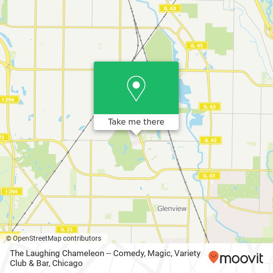 Mapa de The Laughing Chameleon -- Comedy, Magic, Variety Club & Bar