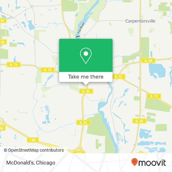 McDonald's map