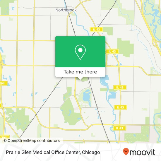 Prairie Glen Medical Office Center map
