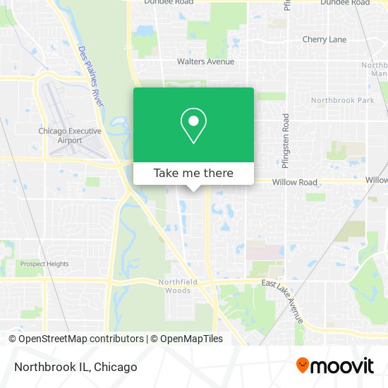 Northbrook IL map