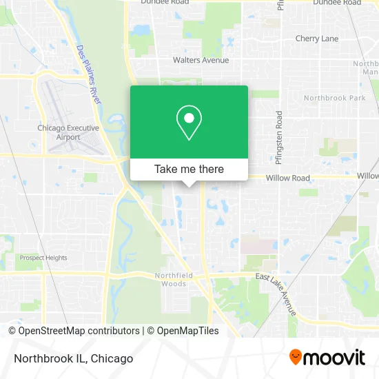 Northbrook IL map