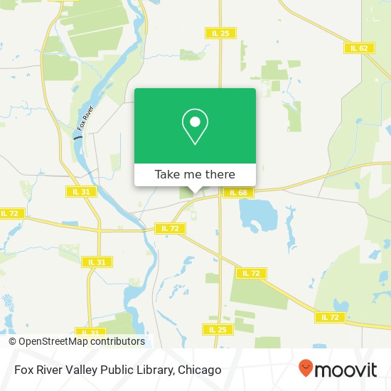 Fox River Valley Public Library map