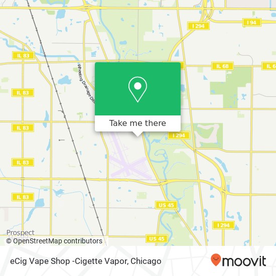 eCig Vape Shop -Cigette Vapor map