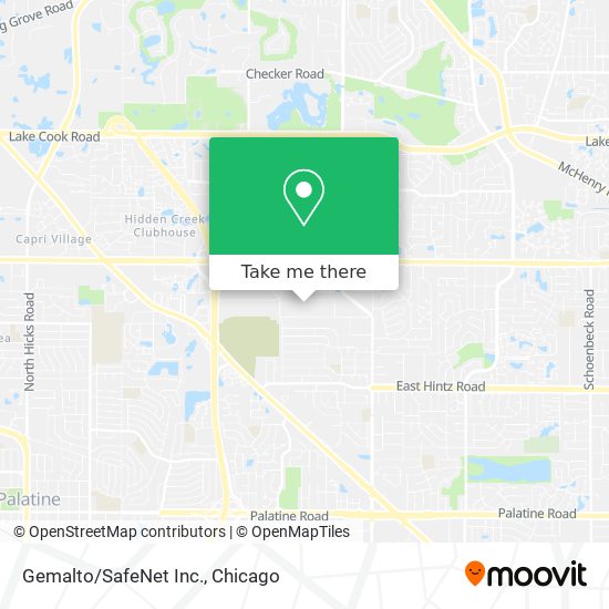 Gemalto/SafeNet Inc. map