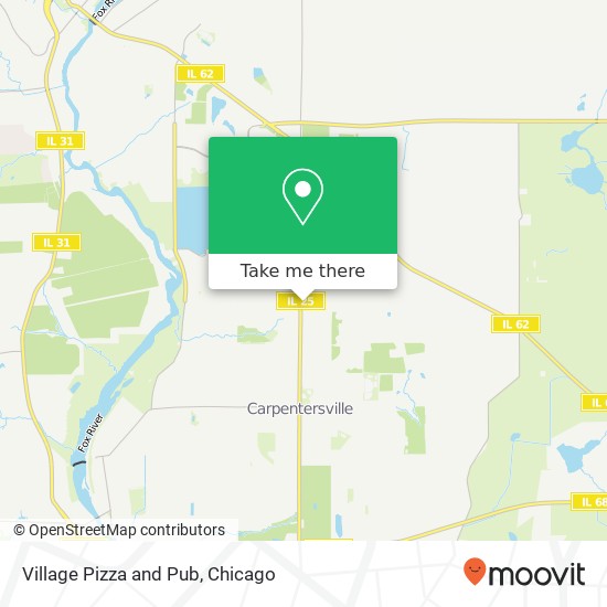 Village Pizza and Pub map