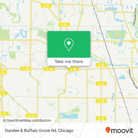 Dundee & Buffalo Grove Rd map