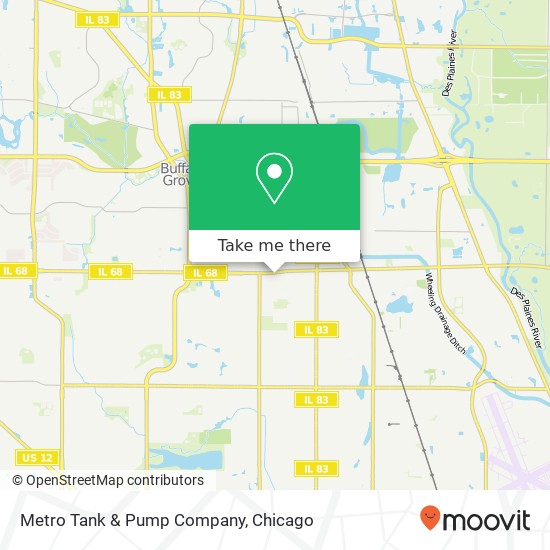 Metro Tank & Pump Company map