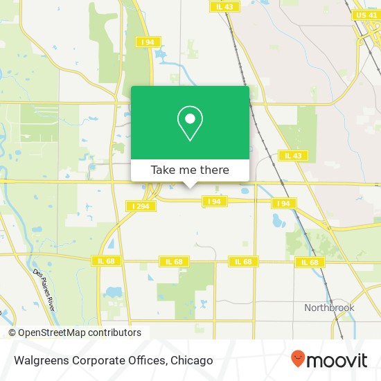 Walgreens Corporate Offices map