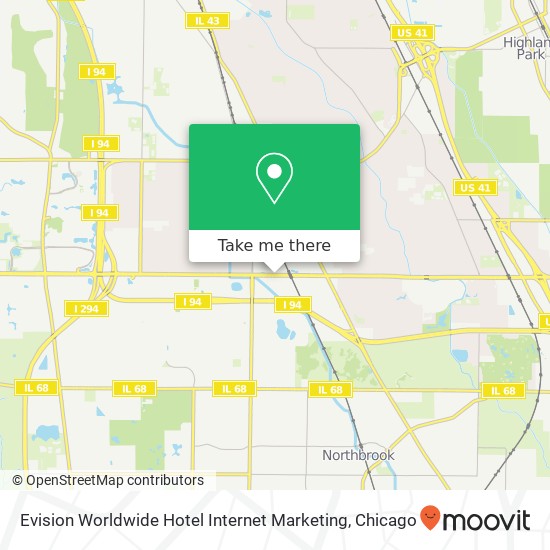 Evision Worldwide Hotel Internet Marketing map