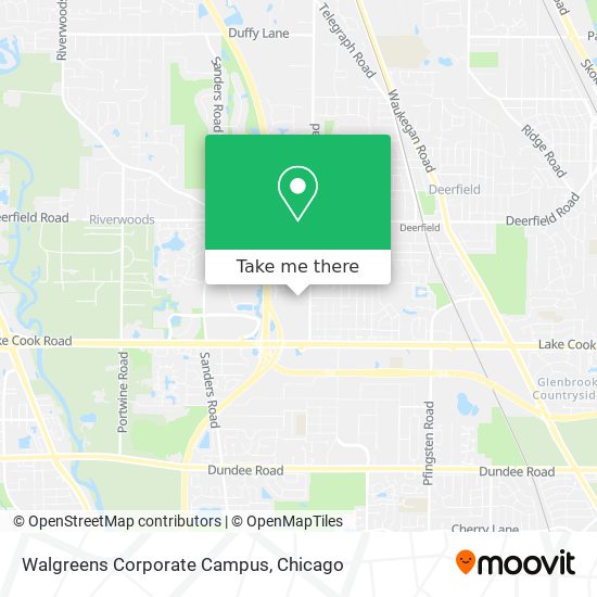 Mapa de Walgreens Corporate Campus