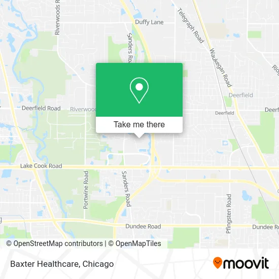Baxter Healthcare map