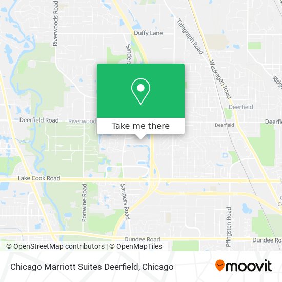 Chicago Marriott Suites Deerfield map