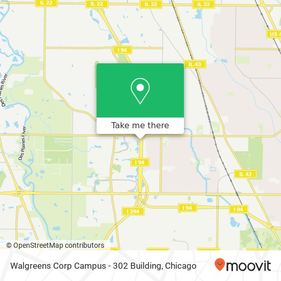 Walgreens Corp Campus - 302 Building map