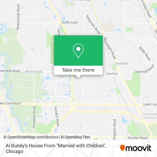 Mapa de Al Bundy's House From "Married with Children"