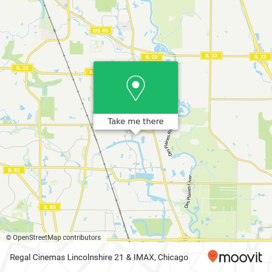 Mapa de Regal Cinemas Lincolnshire 21 & IMAX