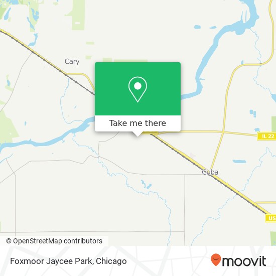 Mapa de Foxmoor Jaycee Park