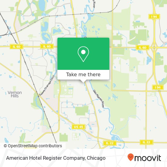 American Hotel Register Company map