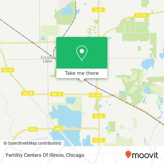 Fertility Centers Of Illinois map