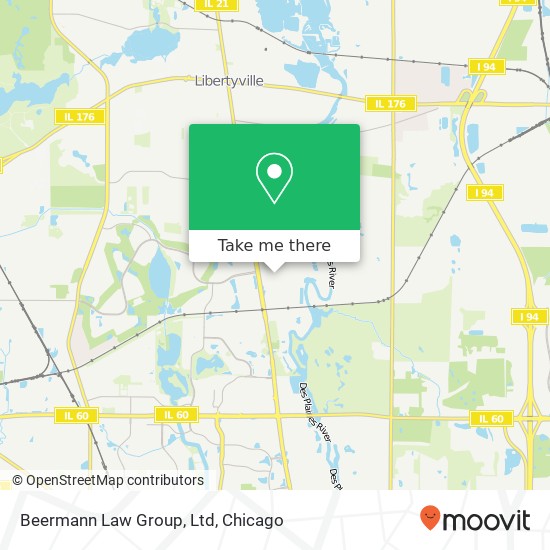 Mapa de Beermann Law Group, Ltd