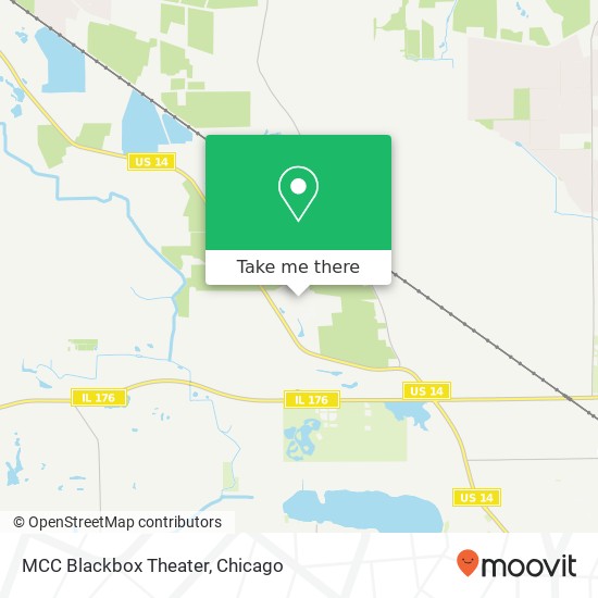 Mapa de MCC Blackbox Theater