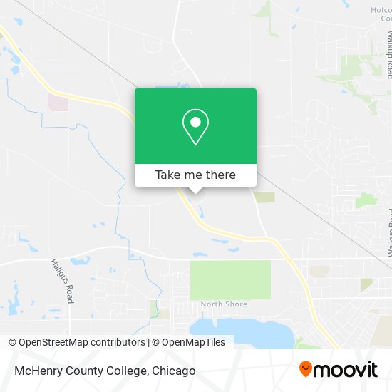 McHenry County College map