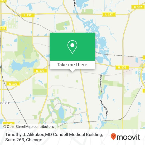 Timothy J. Alikakos,MD Condell Medical Building, Suite 263 map