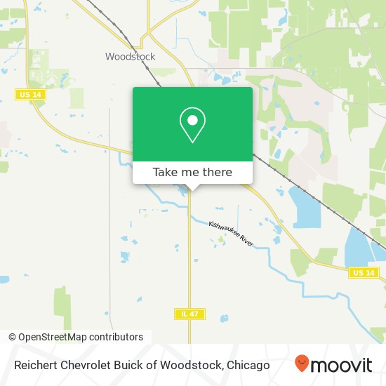 Mapa de Reichert Chevrolet Buick of Woodstock