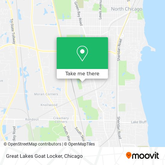 Mapa de Great Lakes Goat Locker