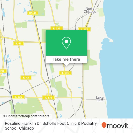 Rosalind Franklin Dr. Scholl's Foot Clinic & Podiatry School map