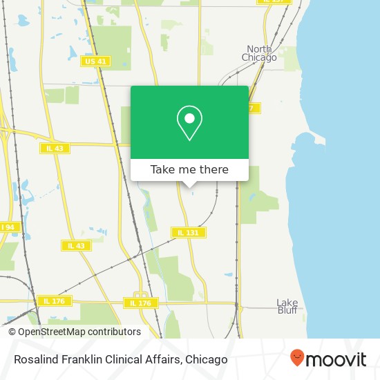 Rosalind Franklin Clinical Affairs map
