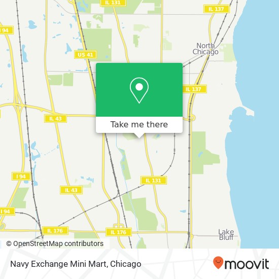 Navy Exchange Mini Mart map